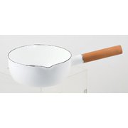 プレサージュ ホーロー行平鍋 18cm(ホワイト) HB-5419