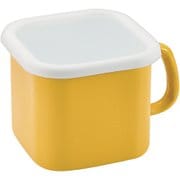 HB-5363 [プチッと IH対応ホーロー角型クックポット 12cm（イエロー）]