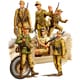 84410 ファイティングヴィークルシリーズ ドイツ アフリカ軍団兵士セット [プラスチックモデル 1/35スケール]