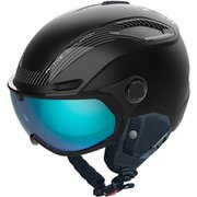 ブイ ライン カーボン V LINE CARBON AA32092 Matte Black Phantom Blueサイズ(NXT調光レンズ） Lサイズ(59-62cm) [スキーヘルメット]
