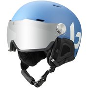マイト バイザー MIGHT VISOR AA32119 Matte Blue Grey silver Lサイズ(59-62cm) [スキーヘルメット]