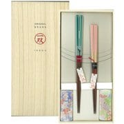 桐箱箸置付夫婦箸 ほのか 39353