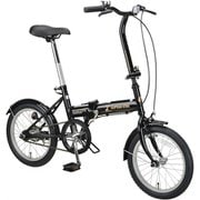 折りたたみ自転車 ミニオ FDB161 16型  ブラック YG-1223