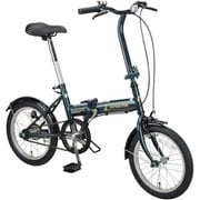 折りたたみ自転車 ミニオ FDB161 16型  グリーン YG-1224