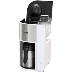 Cafétèk 保温ポット　コーヒーメーカー ホワイト THERMOS サーモスECK-1000 WH 真空断熱ポットコーヒーメーカー