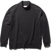 ロングスリーブモックネック LONG SLEEVE MOCKNECK MU30322 ブラック(K) XSサイズ [アウトドア スウェット ユニセックス]