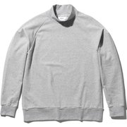 ロングスリーブモックネック LONG SLEEVE MOCKNECK MU30322 グレー(Z) XLサイズ [アウトドア スウェット ユニセックス]