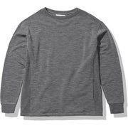 リアルフリース ロングスリーブ クルー M REAL FLEECE LS CREWE IA52002 グリッドストーンヘザー(GR) Sサイズ [アウトドア フリース メンズ]