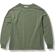 リアルフリース ロングスリーブ クルー M REAL FLEECE LS CREWE IA52002 オリーブヘザー(OH) Mサイズ [アウトドア フリース メンズ]