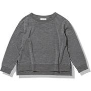 リアルフリース ロングスリーブ クルー W REAL FLEECE LS CREWE IAW52002 グリッドストーンヘザー(GR) Sサイズ [アウトドア フリース レディース]