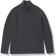 ヒロック　ファネル　ネック　セーター W HILLOCK FUNNEL NECK SWEATER IEW62000 チャーヘザー(CA) Sサイズ [アウトドア セーター レディース]