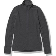 ディセンダー ロングスリーブジップ W DESCENDER LS ZIP IAW52000 ジェットヘザー(JE) Sサイズ [アウトドア フリース レディース]