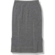 リアルフリース ロング スカート W REAL FLEECE LONG SKIRT IBW52000 グリッドストーンヘザー(GR) XSサイズ [アウトドア フリース レディース]