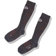 スキー＋ コンプレッション ウルトラライト オーバーザカーフ M SKI+ COMPRESSION ULTRALIGHT OTC IS71800 ジェットヘザー2(JH) Mサイズ [アウトドア ソックス メンズ]