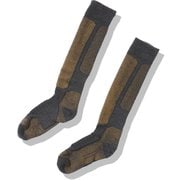 スキー＋ ミディアム オーバーザカーフ M SKI+ MEDIUM OTC IS71901 ジェットヘザー(JE) Sサイズ(25-26.5cm) [スキーソックス メンズ]