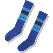 スキー＋ ミディアム オーバーザカーフ M SKI+ MEDIUM OTC IS71901 サーフストライプ(SS) Mサイズ(27-28.5cm) [スキーソックス メンズ]