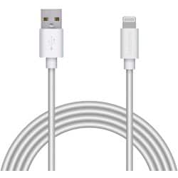 USB Type-A to Lightningケーブル スタンダード タブレット向け MFI認証 超急速 2.0m ホワイト MPA-UALA20WH