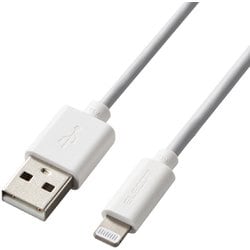 USB Type-A to Lightningケーブル スタンダード オーディオ向け MFI認証 1.0m ホワイト MPA-UALO10WH