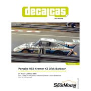 DCL-DEC038 1/24 ポルシェ クレマー935 K3 ディック・バーバーレーシング 1980年ル・マン24時間 デカールセット [プラモデル用品]