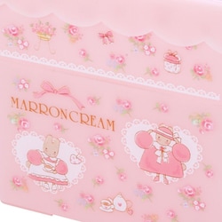 サンリオ - マロンクリーム チャーム付き フタつき 収納ボックス