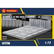PHMHQ72001 1/72 ジオラマベース 現用米空軍 エプロンw/壁（30×20cm） [プラモデル用品]