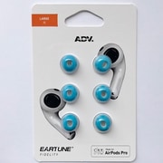 EARTUNE FIDELITY UF-A Blue L AirPods Pro専用 フォームイヤーチップ ブルー Lサイズ 3ペア ADVETFUFAPPL-BLU