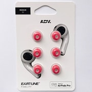 EARTUNE FIDELITY UF-A Pink M AirPods Pro専用 フォームイヤーチップ ホットピンク Mサイズ 3ペア ADVETFUFAPPM-PNK