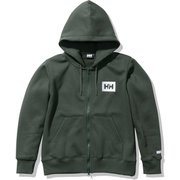 ＨＨロゴフルジップスウェットフーディー HH Logo Full-zip Sweat Hoodie HE32060 ブッシュグリーン(BU) WLサイズ [アウトドア スウェット レディース]