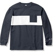 ロングスリーブボーダーティー L/S Border Tee HE32069 ディープネイビー(DN) Mサイズ [アウトドア カットソー メンズ]