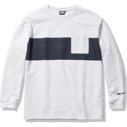 ロングスリーブボーダーティー L/S Border Tee HE32069 ホワイト×ネイビー(WN) Mサイズ [アウトドア カットソー メンズ]