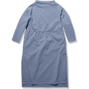 W L/S GARMENTD OP HOW32068 スティールブルー(ST) WSサイズ [アウトドア カットソー レディース]