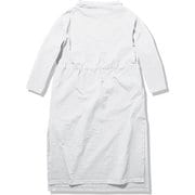 W L/S GARMENTD OP HOW32068 ホワイト(W) WSサイズ [アウトドア カットソー レディース]