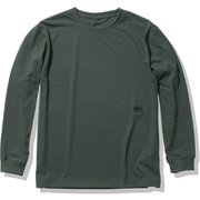 ロングスリーブ ワンポイントティー L/S One Point Tee HOE32069 ブッシュグリーン(BU) WLサイズ [アウトドア カットソー レディース]