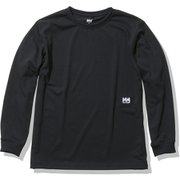 ロングスリーブ ワンポイントティー L/S One Point Tee HOE32069 ブラック(K) WLサイズ [アウトドア カットソー レディース]