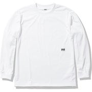 ロングスリーブ ワンポイントティー L/S One Point Tee HOE32069 ホワイト(W) Mサイズ [アウトドア カットソー メンズ]
