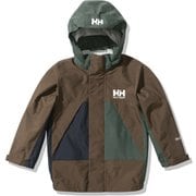 スカンザレインジャケット K Scandza Rain Jacket HOJ11951 バレルブラウン(BL) 150サイズ [アウトドア ジャケット キッズ]