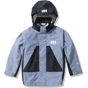 スカンザレインジャケット K Scandza Rain Jacket HOJ11951 スティールブルー(ST) 150サイズ [アウトドア ジャケット キッズ]