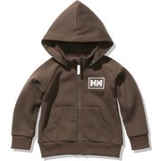 ロゴフルジップスウェットフーディー K Logo Full-zip Sweat Hoodie HJ32053 バレルブラウン(BL) 110サイズ [アウトドア トップス キッズ]