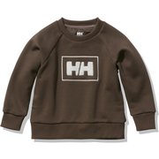 ロゴスウェットクルー K Logo Sweat Crew HJ32054 バレルブラウン(BL) 100サイズ [アウトドア トップス キッズ]