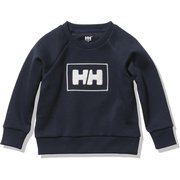 ロゴスウェットクルー K Logo Sweat Crew HJ32054 ディープネイビー(DN) 120サイズ [アウトドア トップス キッズ]