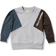 ロングスリーブトライライトスウェット K L/S Tri Light Sweat HJ32056 ミックスグレー(Z) 110サイズ [アウトドア トップス キッズ]