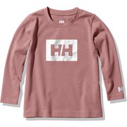 ロングスリーブロゴティー K L/S Logo Tee HJ32055 プラム(PM) 150サイズ [アウトドア トップス キッズ]