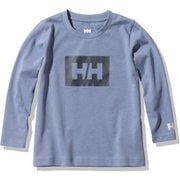ロングスリーブロゴティー K L/S Logo Tee HJ32055 スティールブルー(ST) 150サイズ [アウトドア トップス キッズ]