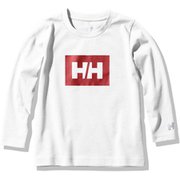 ロングスリーブロゴティー K L/S Logo Tee HJ32055 ホワイト(W) 110サイズ [アウトドア トップス キッズ]