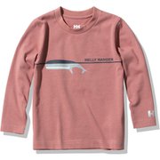 ロングスリーブフヴァールティー K L/S Hval Tee HJ32059 プラム(PM) 130サイズ [アウトドア トップス キッズ]