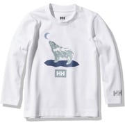ロングスリーブアニマルティー K L/S Animal Tee HJ32060 ホワイト(W) 140サイズ [アウトドア トップス キッズ]