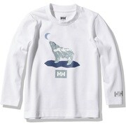 ロングスリーブアニマルティー K L/S Animal Tee HJ32060 ホワイト(W) 110サイズ [アウトドア トップス キッズ]