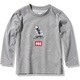 ロングスリーブアニマルティー K L/S Animal Tee HJ32060 ミックスグレー(Z) 100サイズ [アウトドア トップス キッズ]