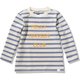 ロングスリーブボーダーグラフィックティー K L/S Border Grahphic Tee HOJ32061 アイボリー×スティールブルー(IS) 100サイズ [アウトドア トップス キッズ]