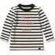 ロングスリーブボーダーグラフィックティー K L/S Border Grahphic Tee HOJ32061 アイボリー×ブラック(VK) 140サイズ [アウトドア トップス キッズ]